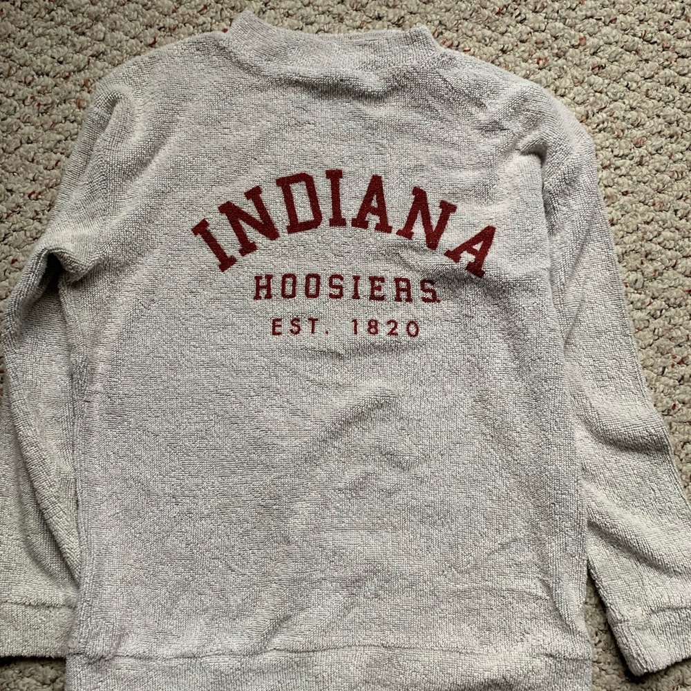 Indiana Hoosiers fuzzy sweatshirt